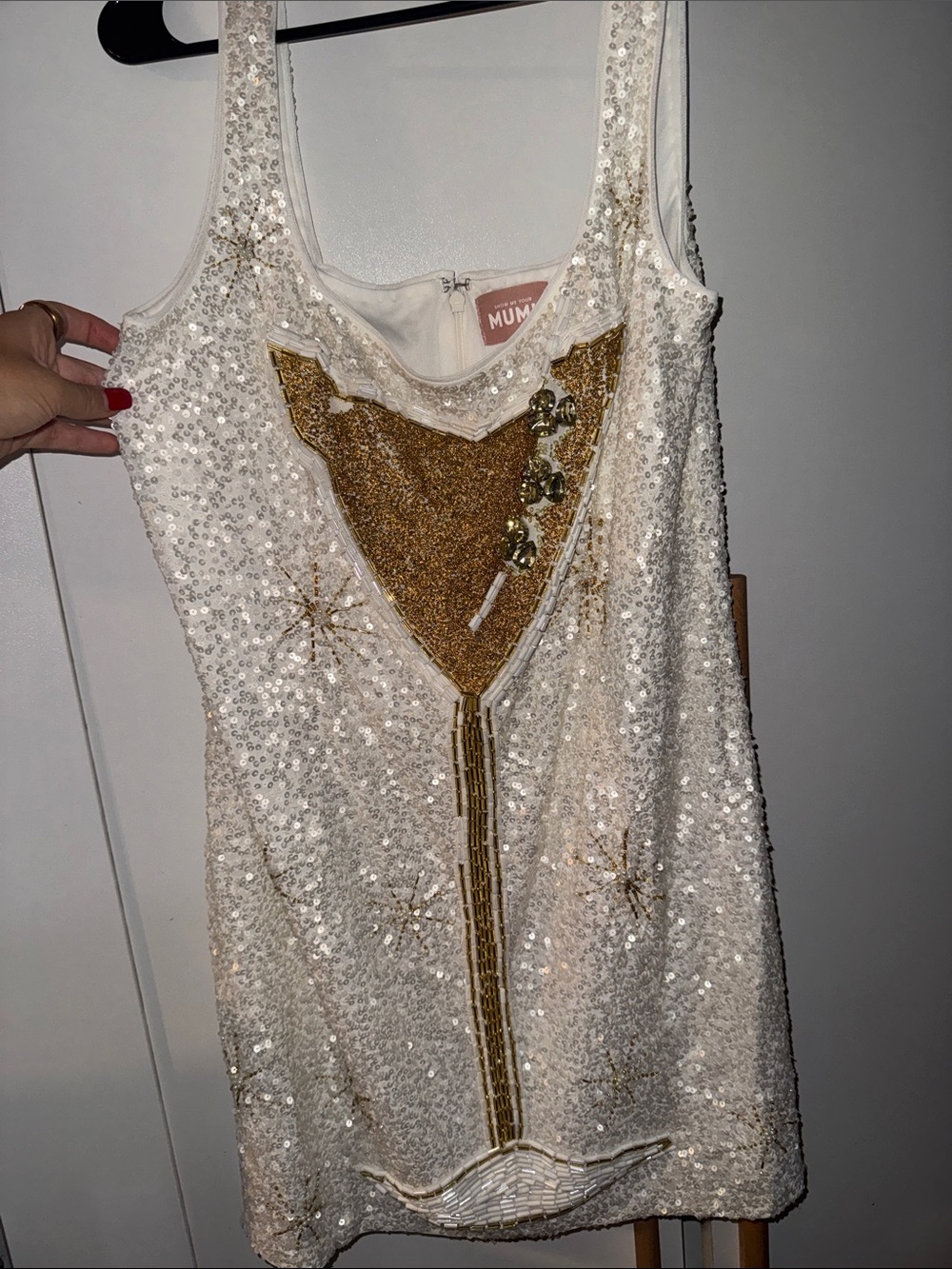 Show me your mumu let’s go mini dress - Picture 3 of 5
